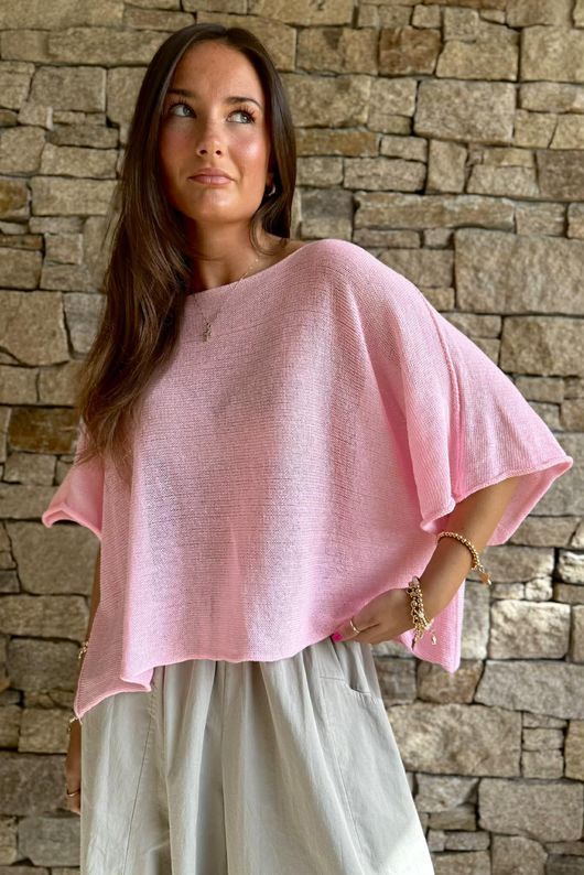 Conrad Box Cotton Knit Sugar Candy